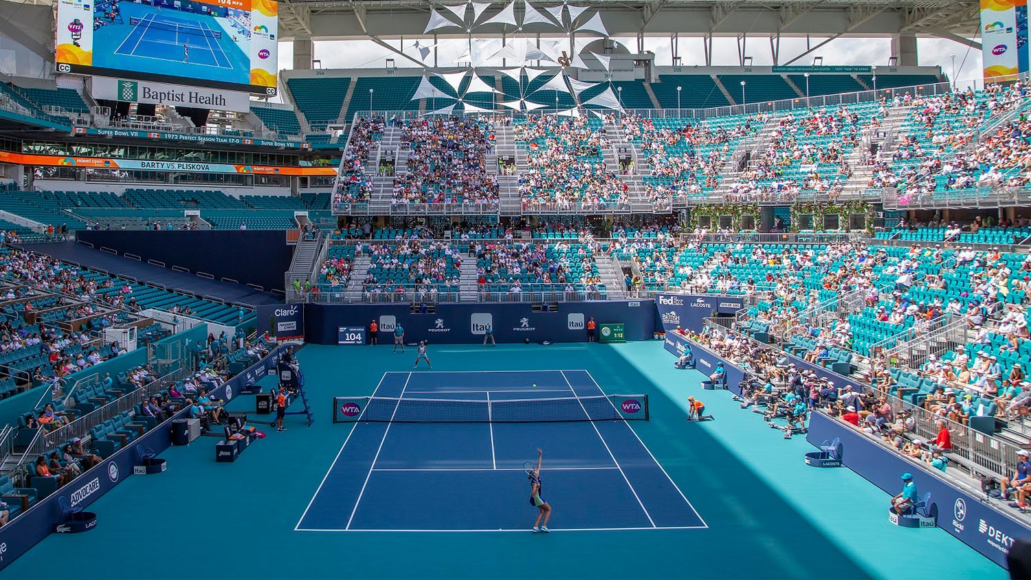 US Miami surface - Tennis court construction